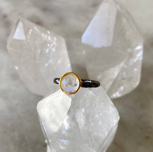 Moonstone Stacking Ring