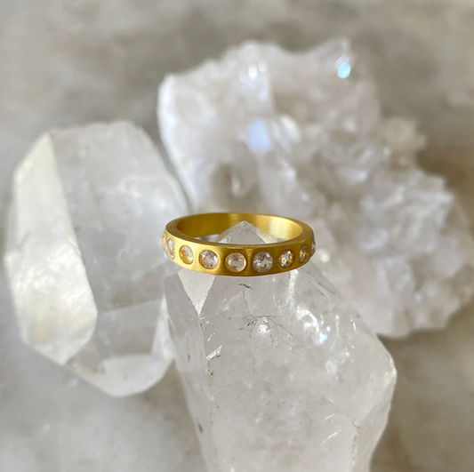 Stella Golden Moonstone Ring