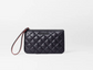 Flat Metro Wristlet - Black