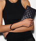 Flat Metro Wristlet - Black