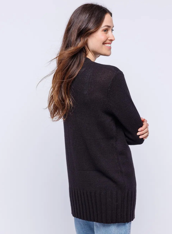 Open Cardigan - Black