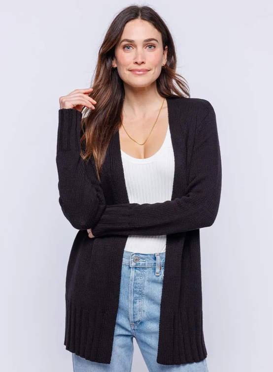 Open Cardigan - Black
