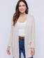 Open Cardigan - Oatmeal