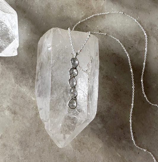 Eternity Diamond Cascade Necklace