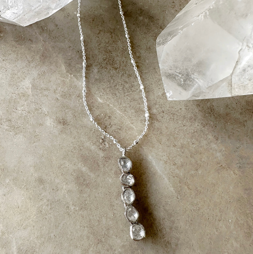 Eternity Diamond Cascade Necklace