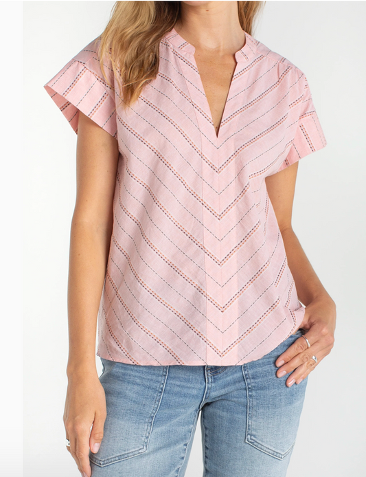 Short Sleeve Popover Top