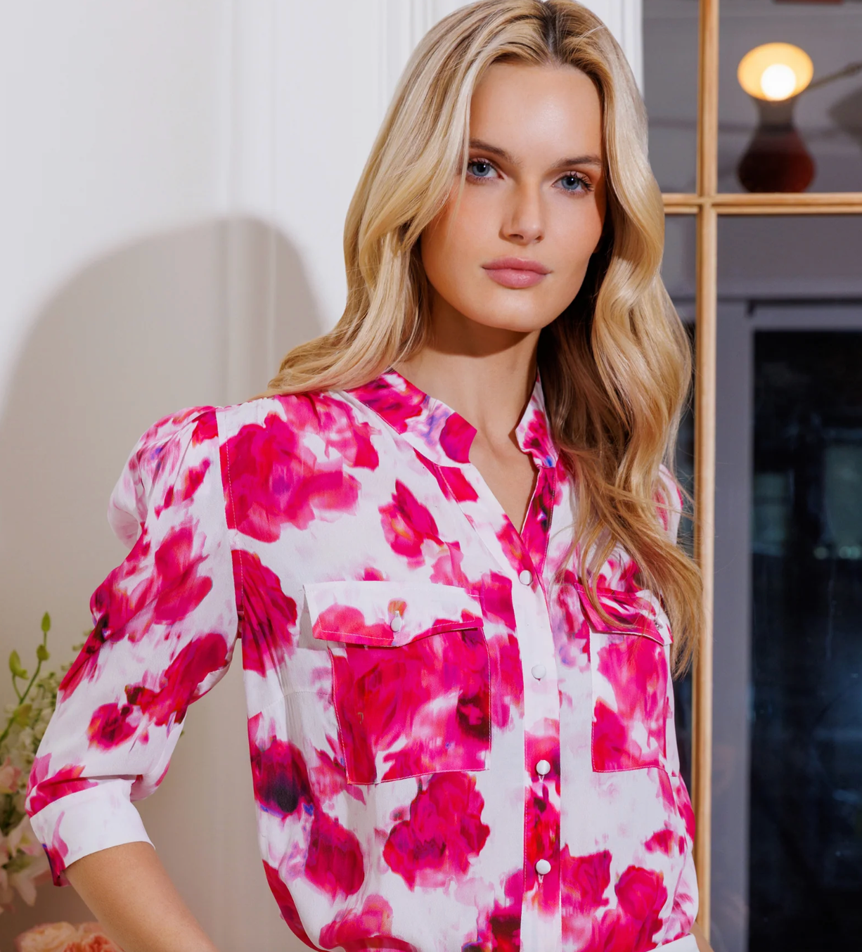 Bardot Floral Top