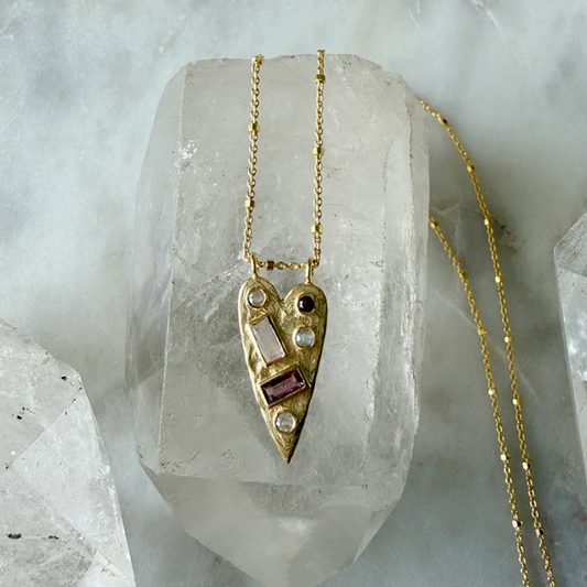 Heart Spear Necklace