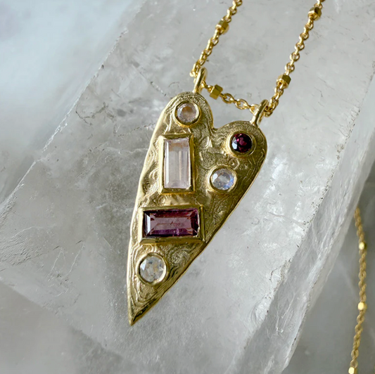 Heart Spear Necklace