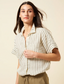 Adley Linen Boxy Top
