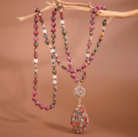 Rose Stone Necklace