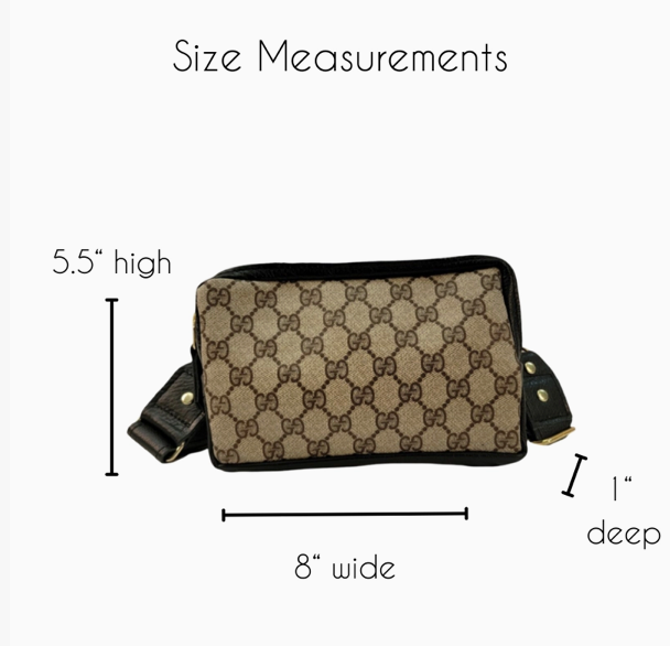 Bella Belt Bag | Upcycled Gucci Front
