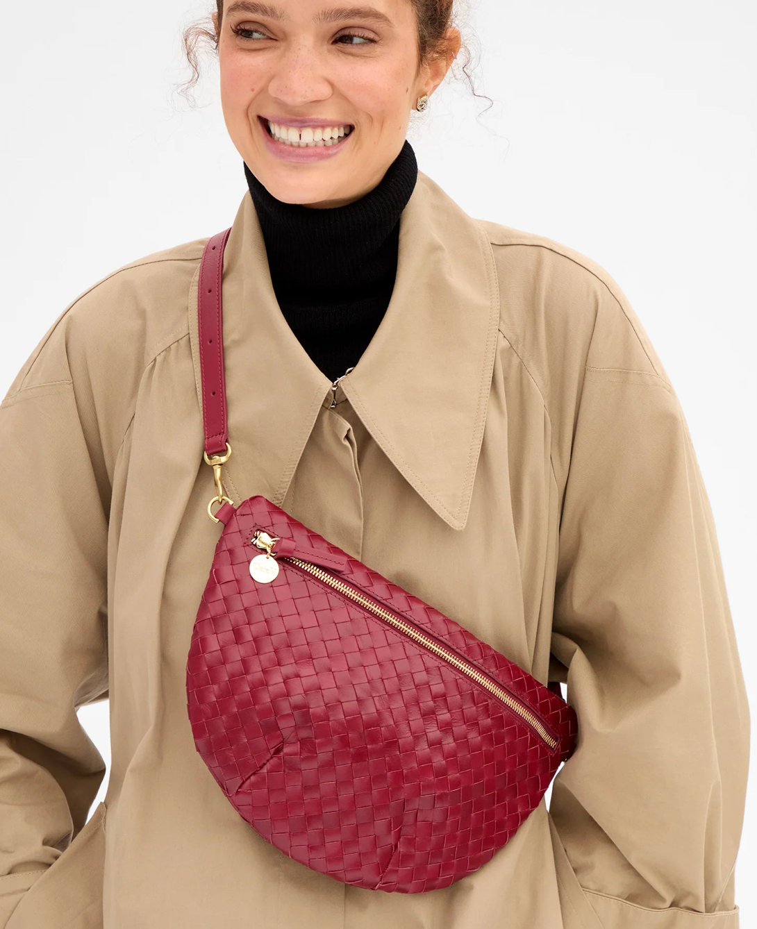 Woven Grande Fanny - Garnet