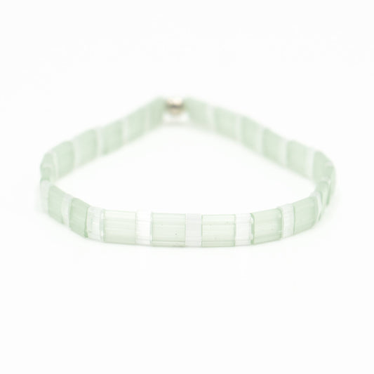 Tila Bead Bracelet - Seaglass