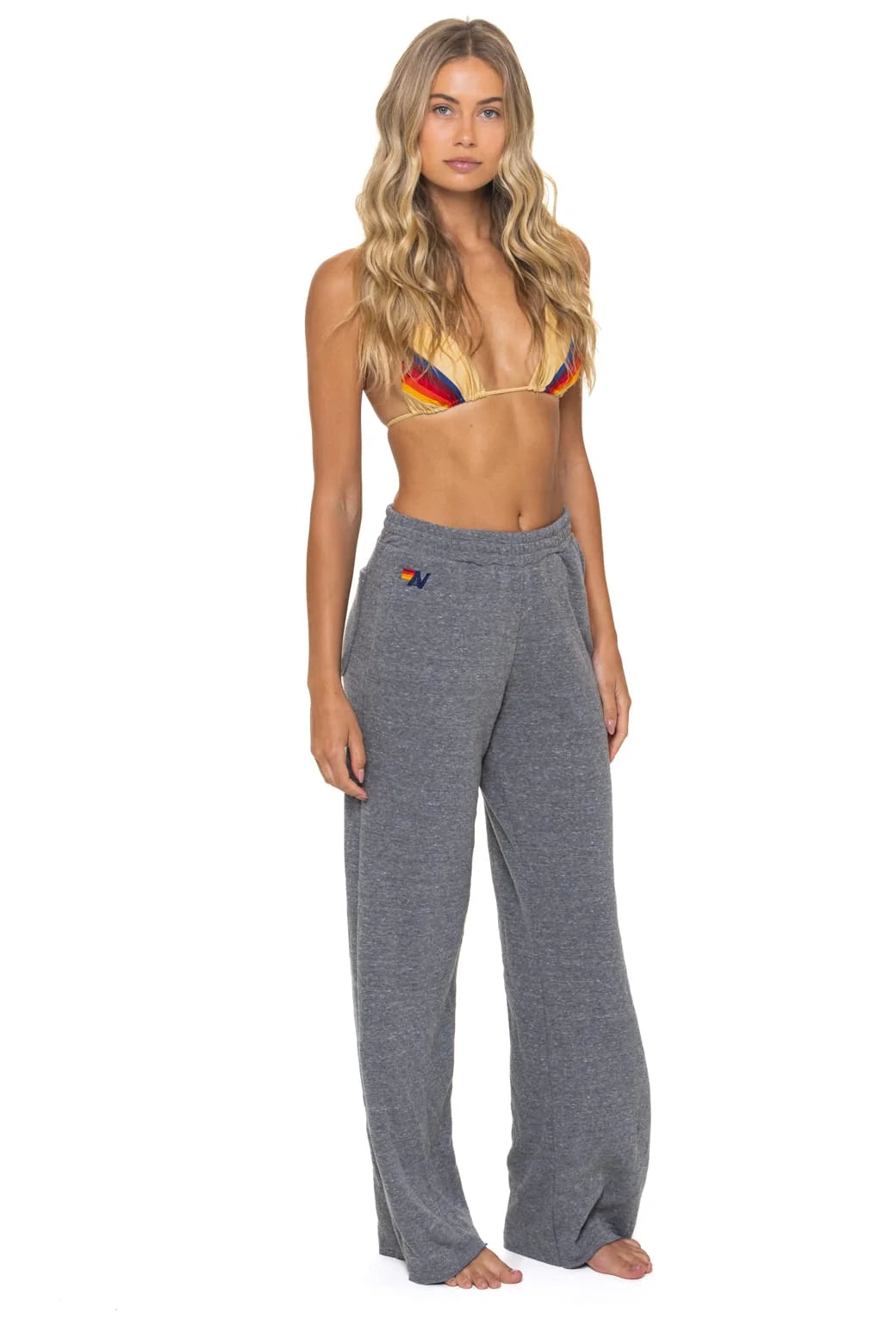 Wide Leg Sweatpant - Grey