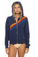 Disco Zip Hoodie - Navy