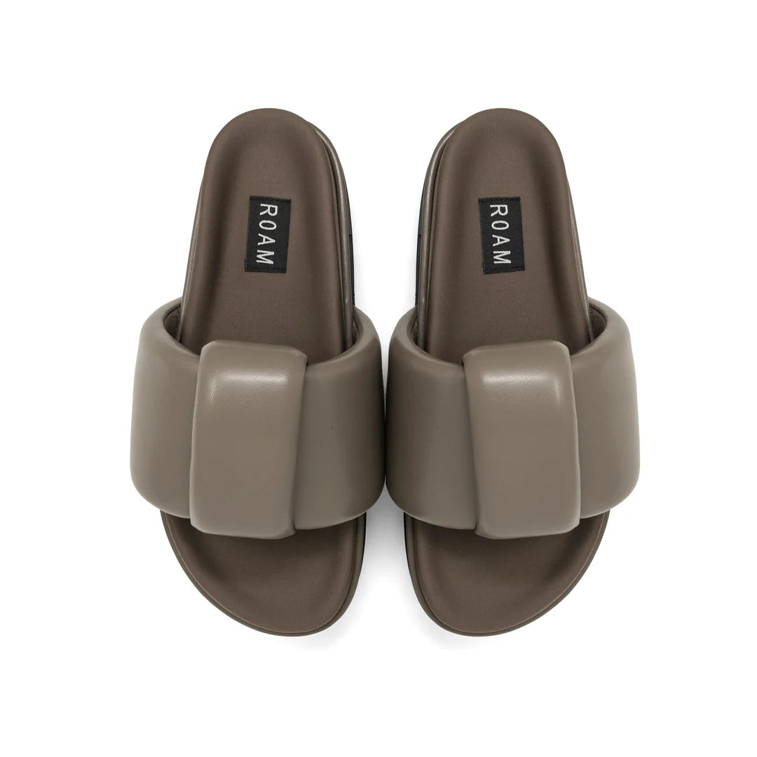 Puffed Knotty Stack Sandal