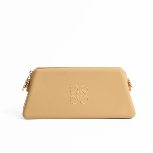 Disco Silicone Clutch - Café