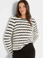Cozy Waves Striped Sweater