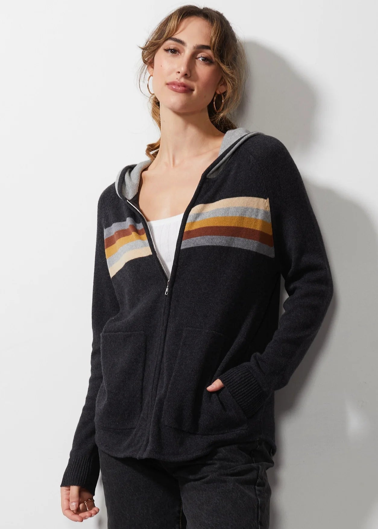 Retro Stripe Hoodie