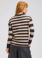 Multi Stripe Crew Neck Sweater