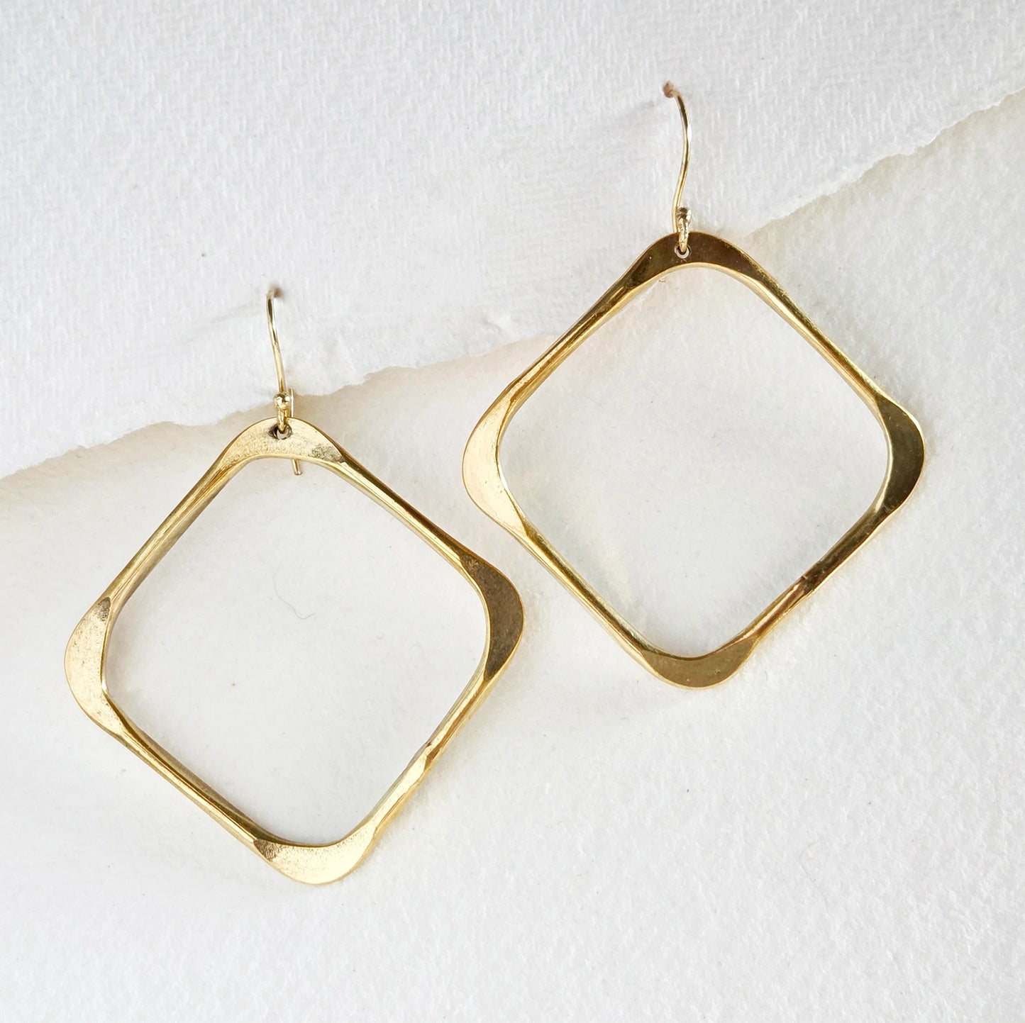 Geo Square Earrings