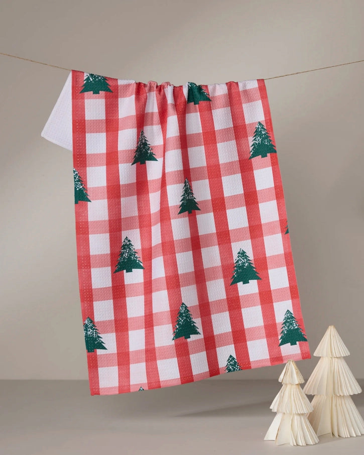 Christmas Pines Kitchen Towel