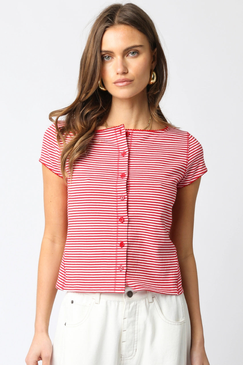 Tahni Striped Top