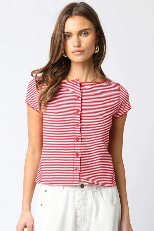 Tahni Striped Top