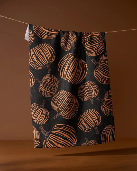 Pumpkin Noir Kitchen Towel