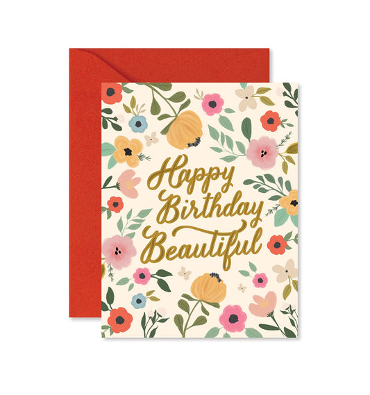 Happy Birthday Beautiful Card
