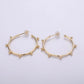 Beaded Hoop Earrings