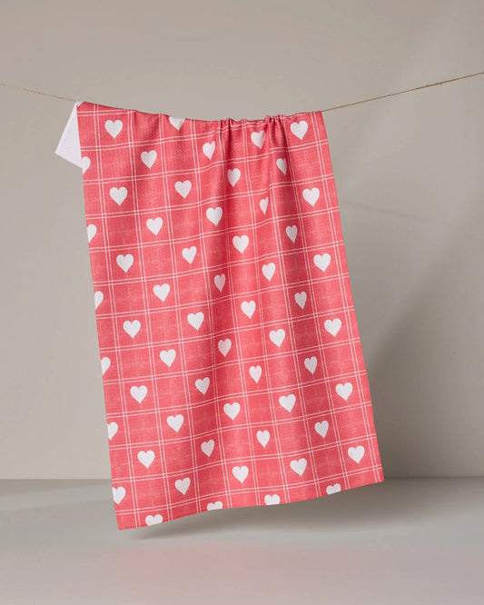 Kind Spirit Red Kitchen Towel