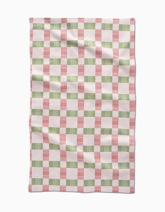 Be Merry Plaid Kitchen Towel