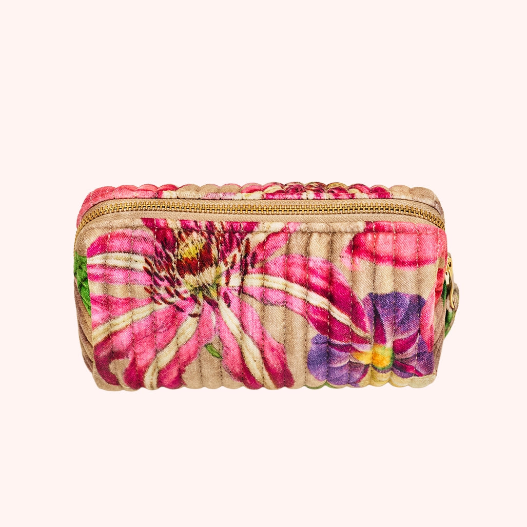 Oversized Botanicals Vanity Bag
