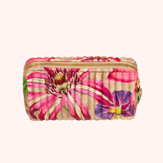 Oversized Botanicals Vanity Bag