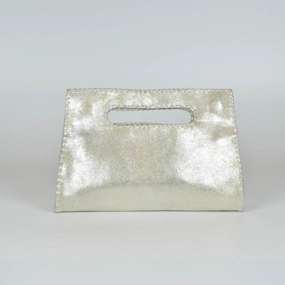 Suede Leather Mia Clutch