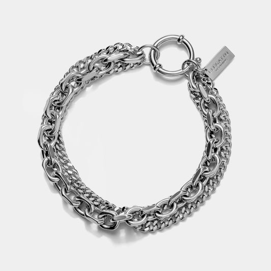 Atlas Double Chain Bracelet