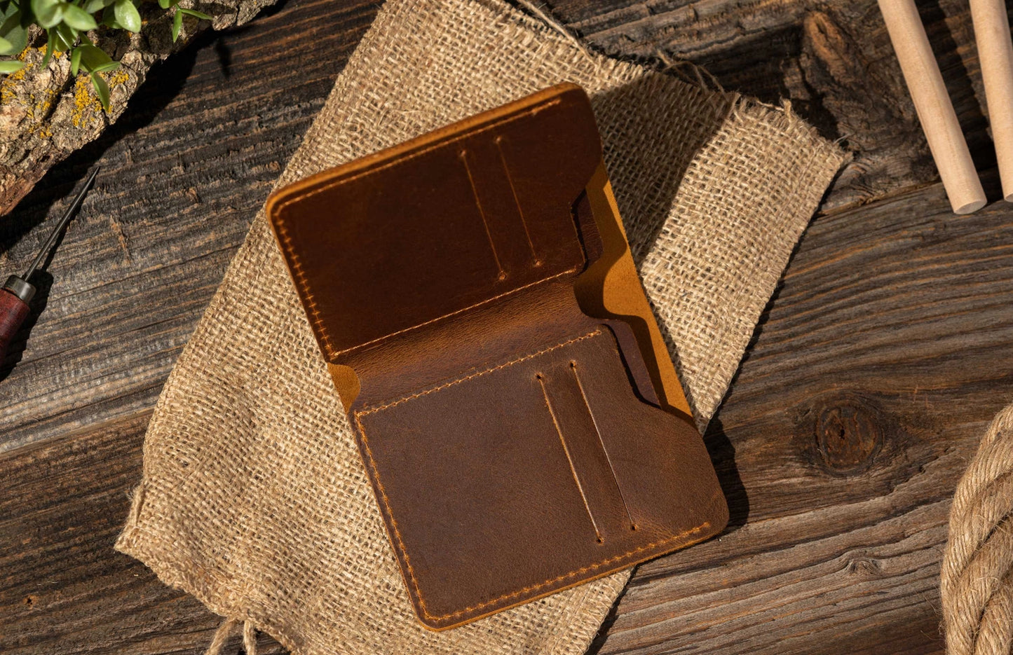 Leather Bifold Wallet