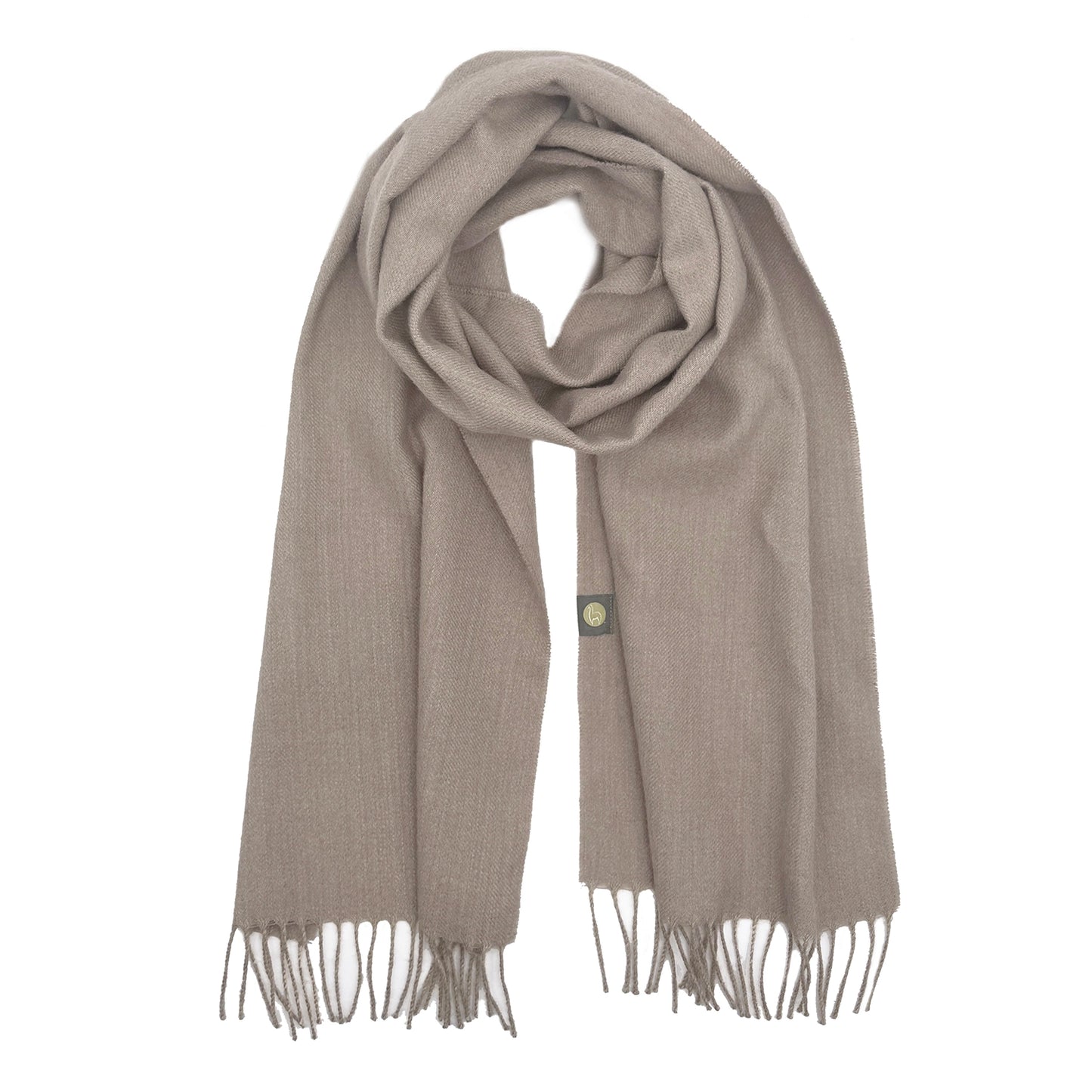 Baby Alpaca Scarf - Hazelnut