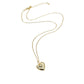 Crystal Accents Heart Necklace