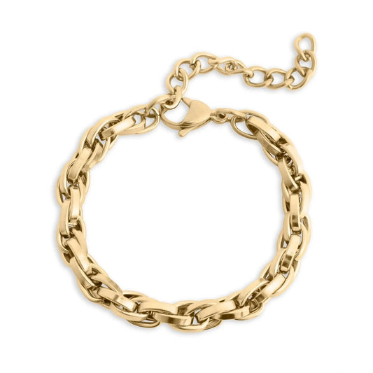 Double Oval Chain Bracelet