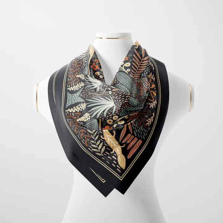 Midnight Desert Silk Bandana