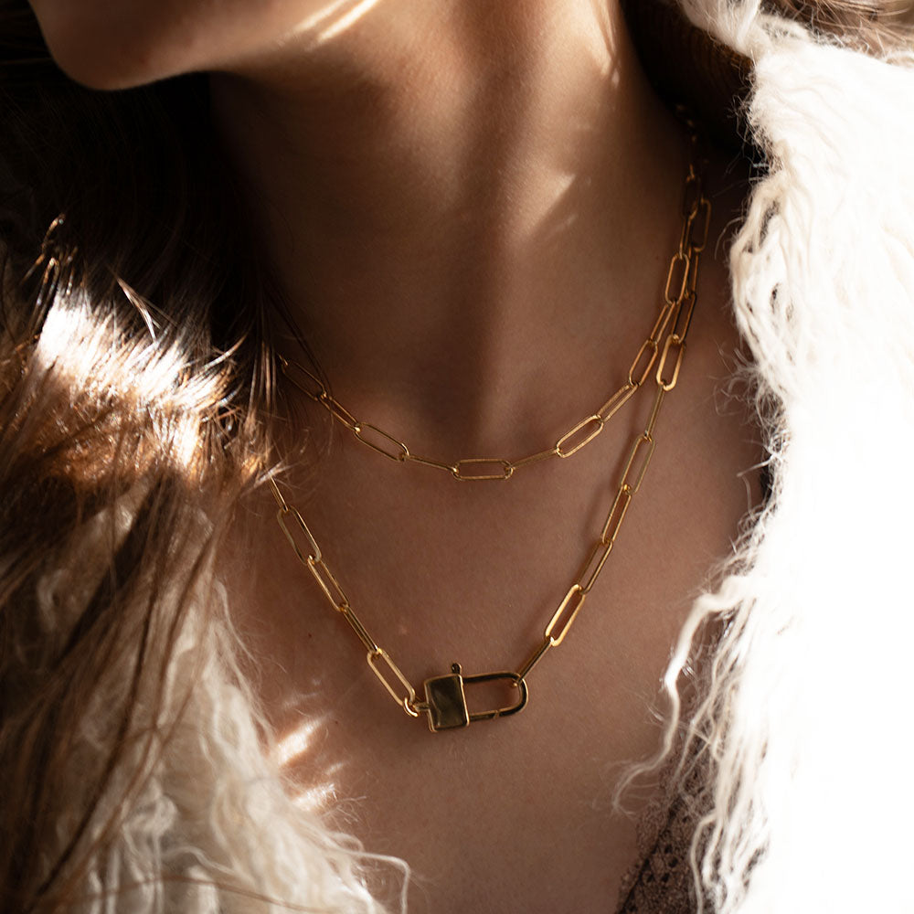 Padlock Clasp Necklace