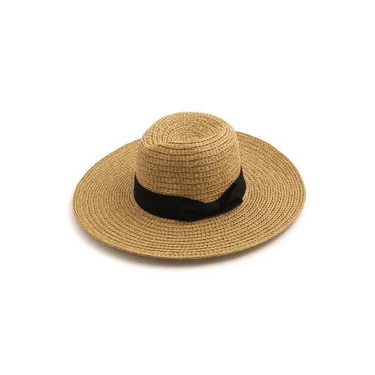 Bow Tie Straw Hat