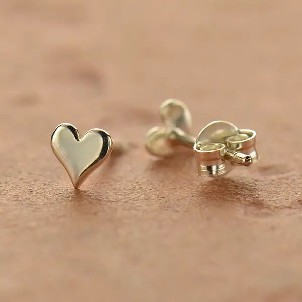 Tiny Heart Studs