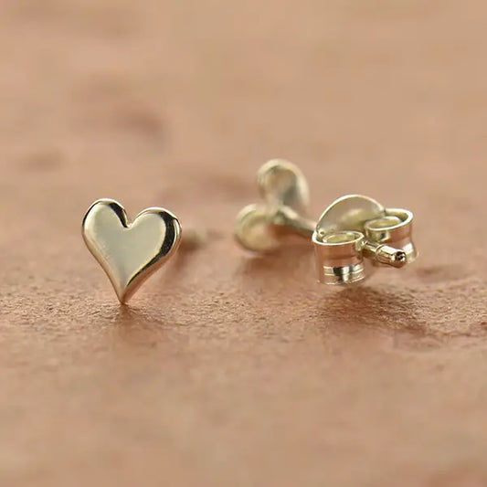 Tiny Heart Studs