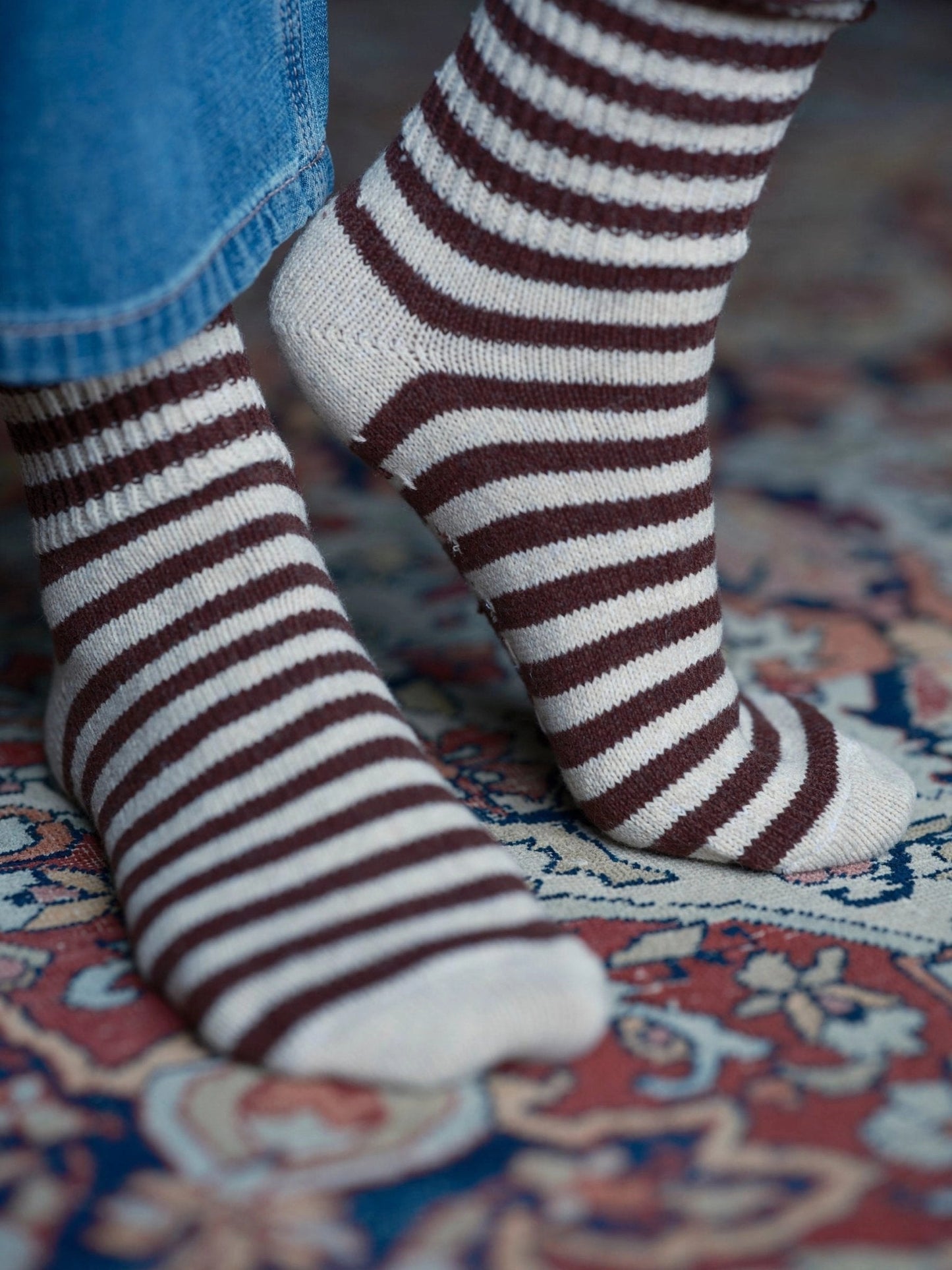 Wool Stripe Socks