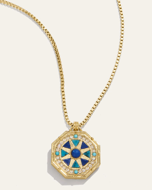 Capri Reversible Pendant Necklace