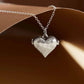 Hammered Heart Locket